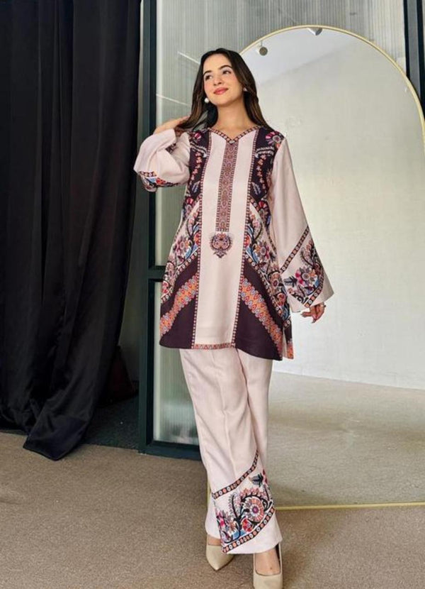 NESH CREATION Women Rayon Printed Casual Wear Pant Top Set | Fancy Printed Co-Ord Set | Rayon Coord Sets for Women