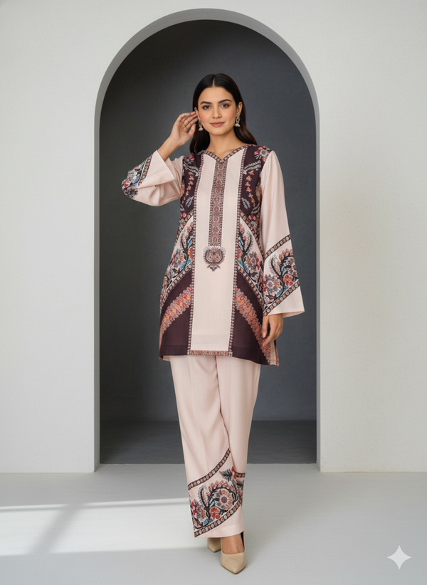 NESH CREATION Women Rayon Printed Casual Wear Pant Top Set | Fancy Printed Co-Ord Set | Rayon Coord Sets for Women (Copy)