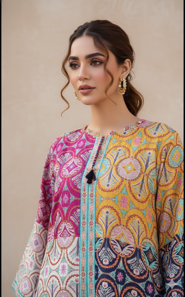 Printed Casual Wear Pant Top Set | Fancy Co-Ord Set | Rayon Coord Sets for Women (Copy)